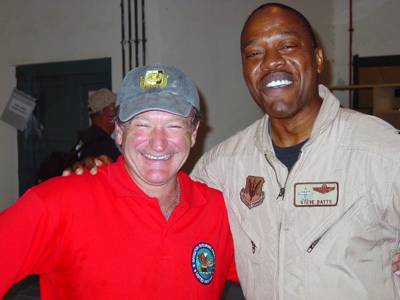 Stephen Batts with Robin Williams